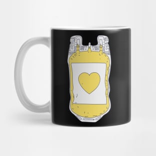 Plasma Donor - Yellow Heart - Plasma Chemist Mug